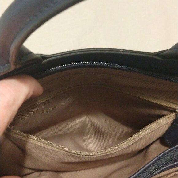 London Fog handbag in Navy Blue - Picture 11 of 16